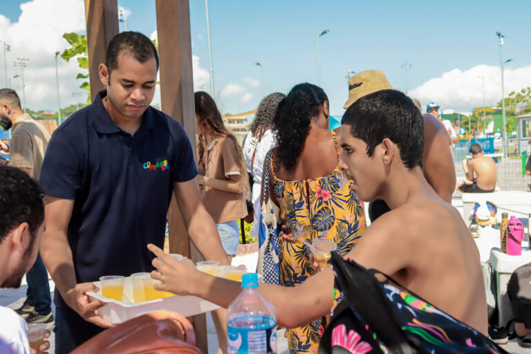 Crianças e famílias comemoram os 7 anos do Centro de Referência em Autismo de São Gonçalo no Parque RJ Nosso Sonho.