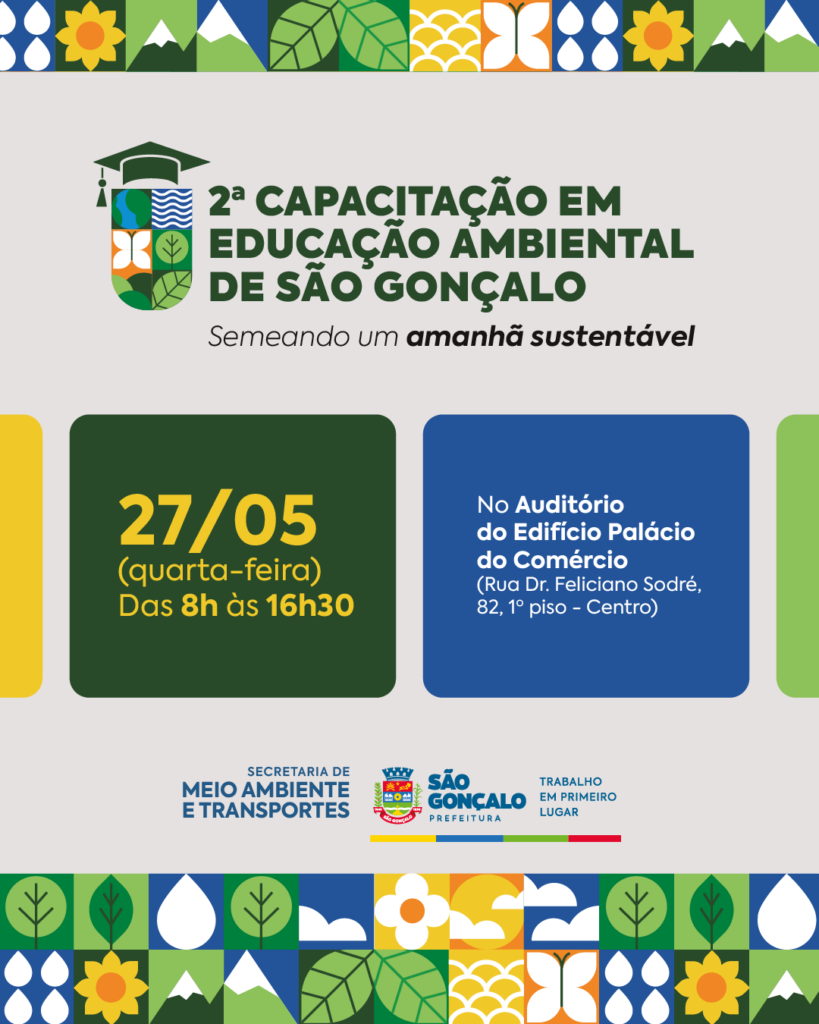 Pessoas em sala de aula participando de uma capacitação sobre meio ambiente