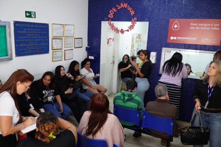 Servidores da Prefeitura de São Gonçalo doam sangue em campanha no Hemonúcleo local