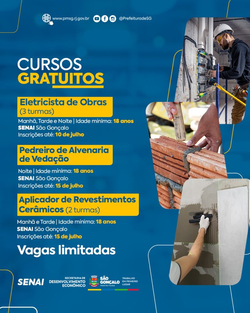 Pessoas em sala de aula de curso profissionalizante, aprendendo sobre eletricidade ou construção civil.