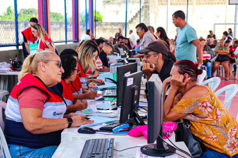 Moradores de Maricá recebem atendimento em mutirão do CadÚnico no CRAS Mumbuca