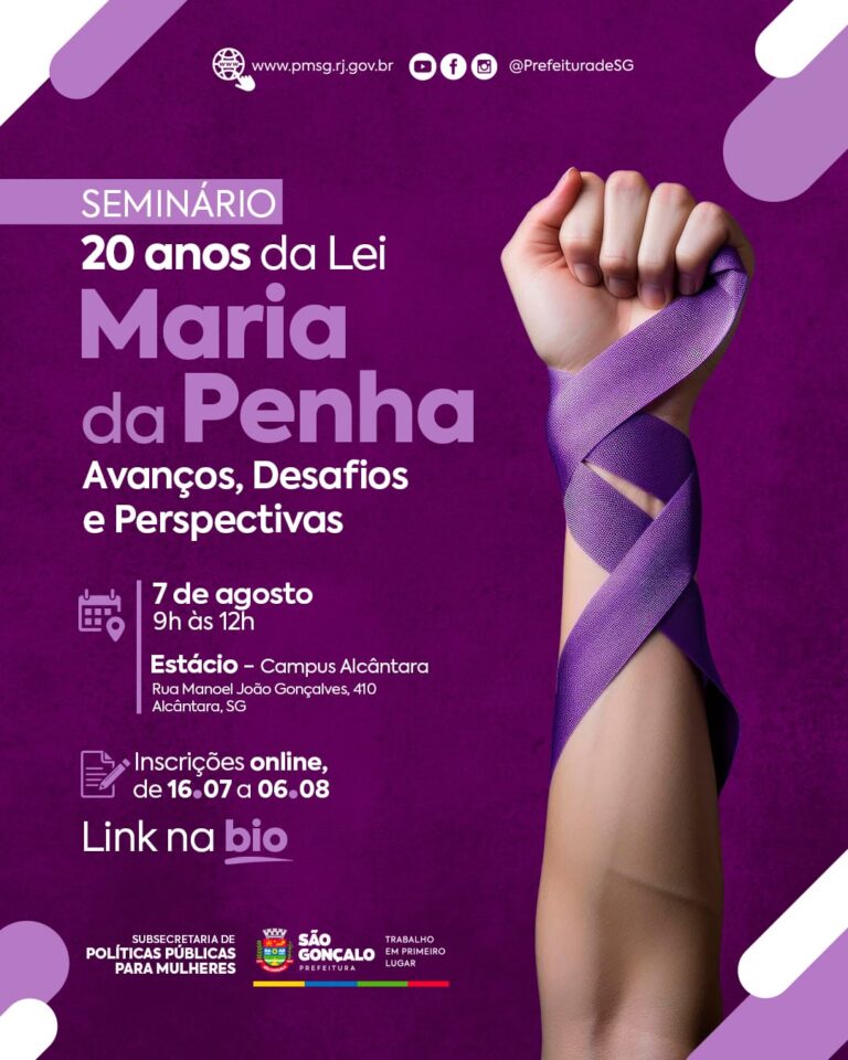 Mulheres em debate sobre políticas públicas, simbolizando a luta contra a violência de gênero em São Gonçalo.