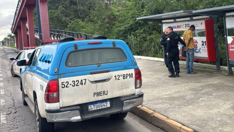 Câmeras de segurança do CIOSP em Maricá que auxiliaram na prisão de procurado pela Justiça.